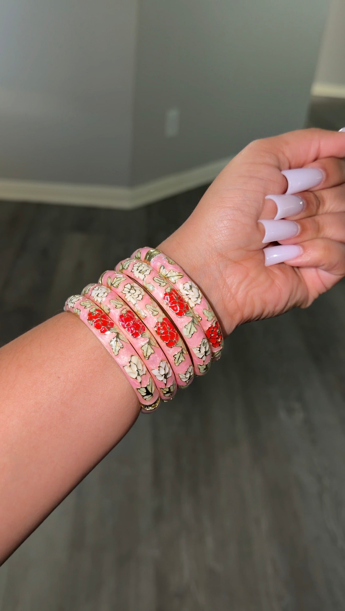 PINK FLOWER BRACELET