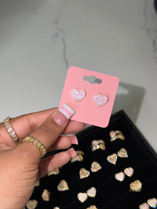 PINK ROLEX STUDS
