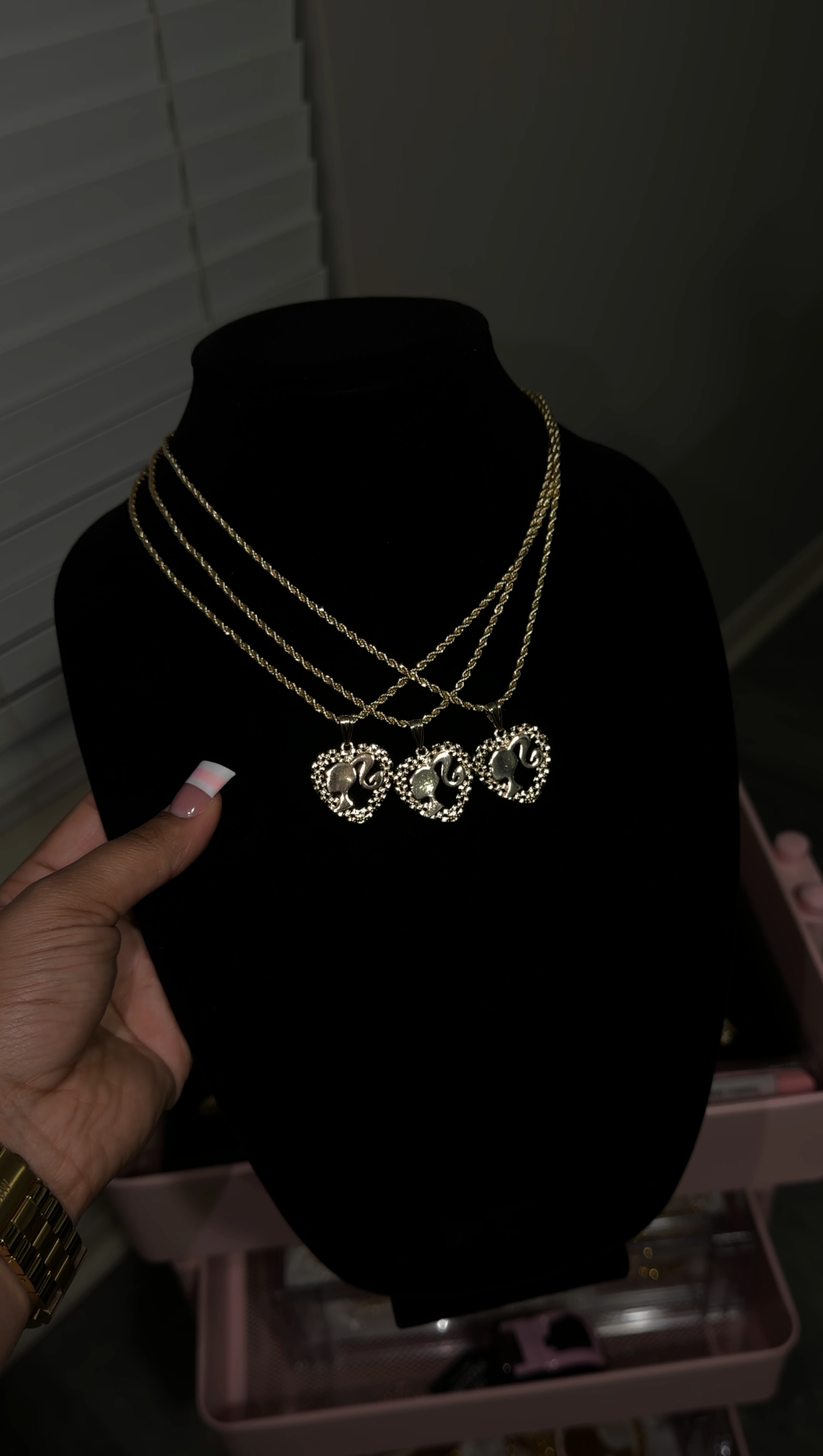 Small BARBIE HRT ROLEX CHAIN